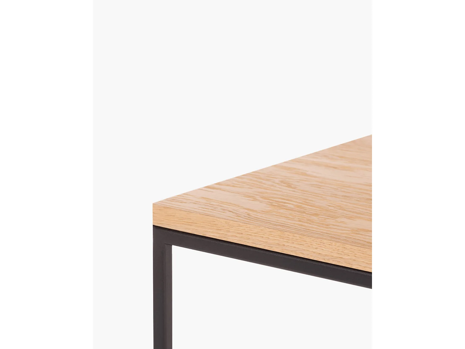 Pouf Feo - pouf carré minimaliste en chêne noir avec coussin en laine