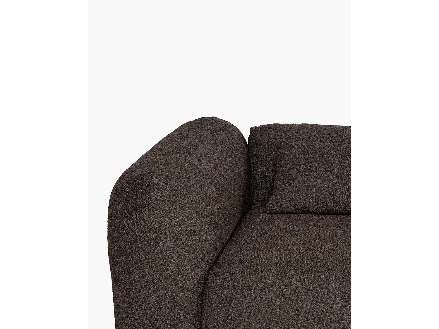 Canapé Yaro 4 places - tissu 100% polyester, assise moelleuse, convertible
