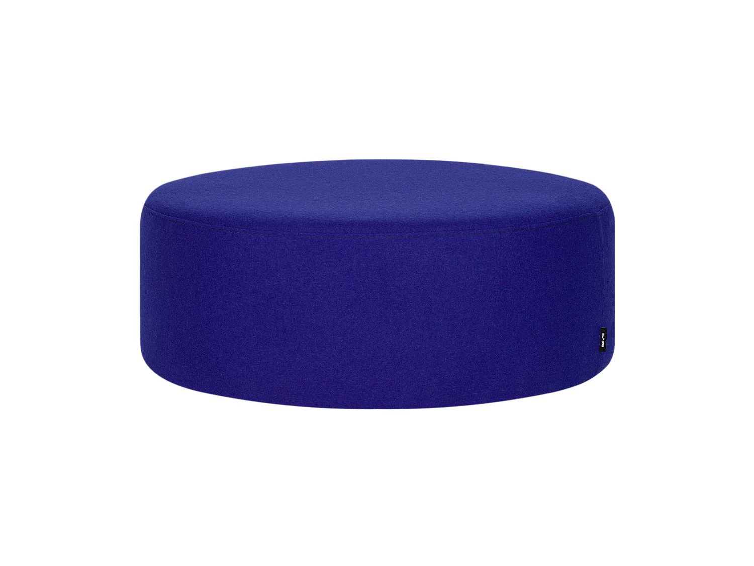 Pouf Folk grand - noo.ma, pouf carré minimaliste en tissu haute qualité 70x70x25 cm