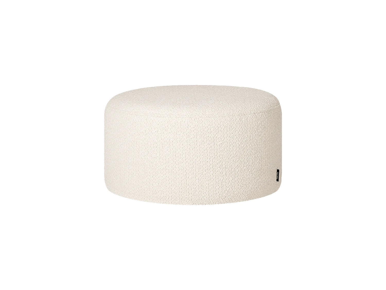 noo.ma Pouf Folk petit - carré 50x50x25 cm, minimaliste moderne