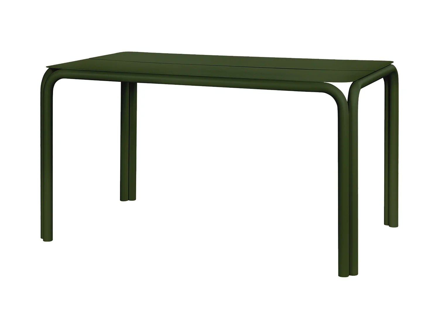 Table Nokk - table en acier durable intérieur et extérieur, design épuré