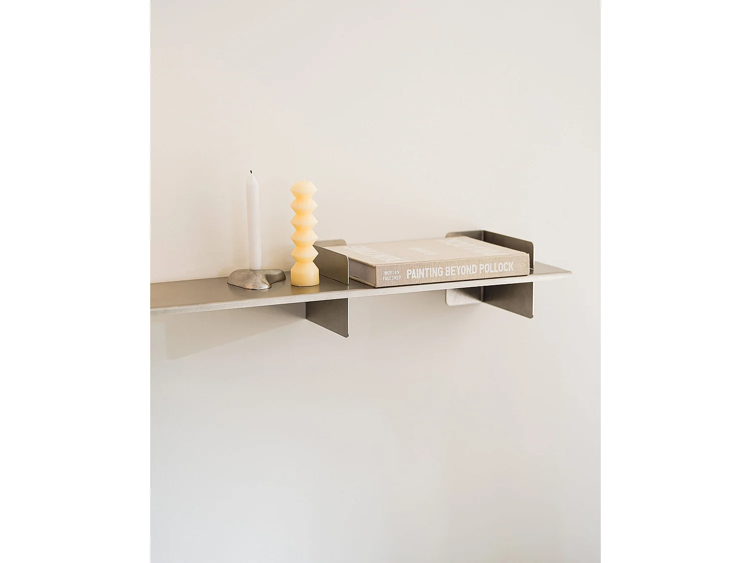 Półka Tivo - 120 cm, stal nierdzewna, minimalistyczna