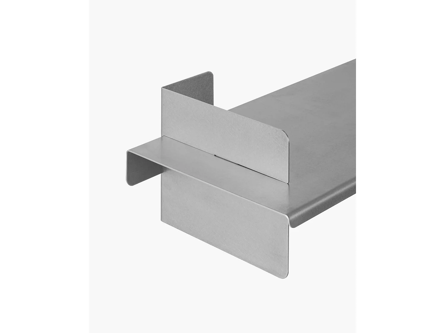 Półka Tivo - 120 cm, stal nierdzewna, minimalistyczna