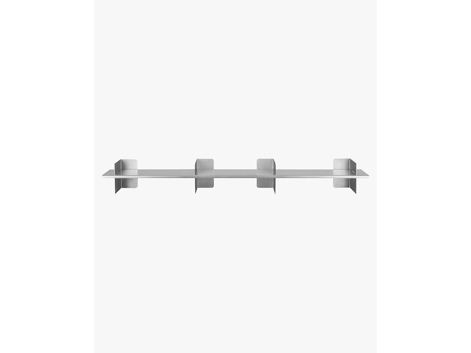Półka Tivo - 120 cm, stal nierdzewna, minimalistyczna