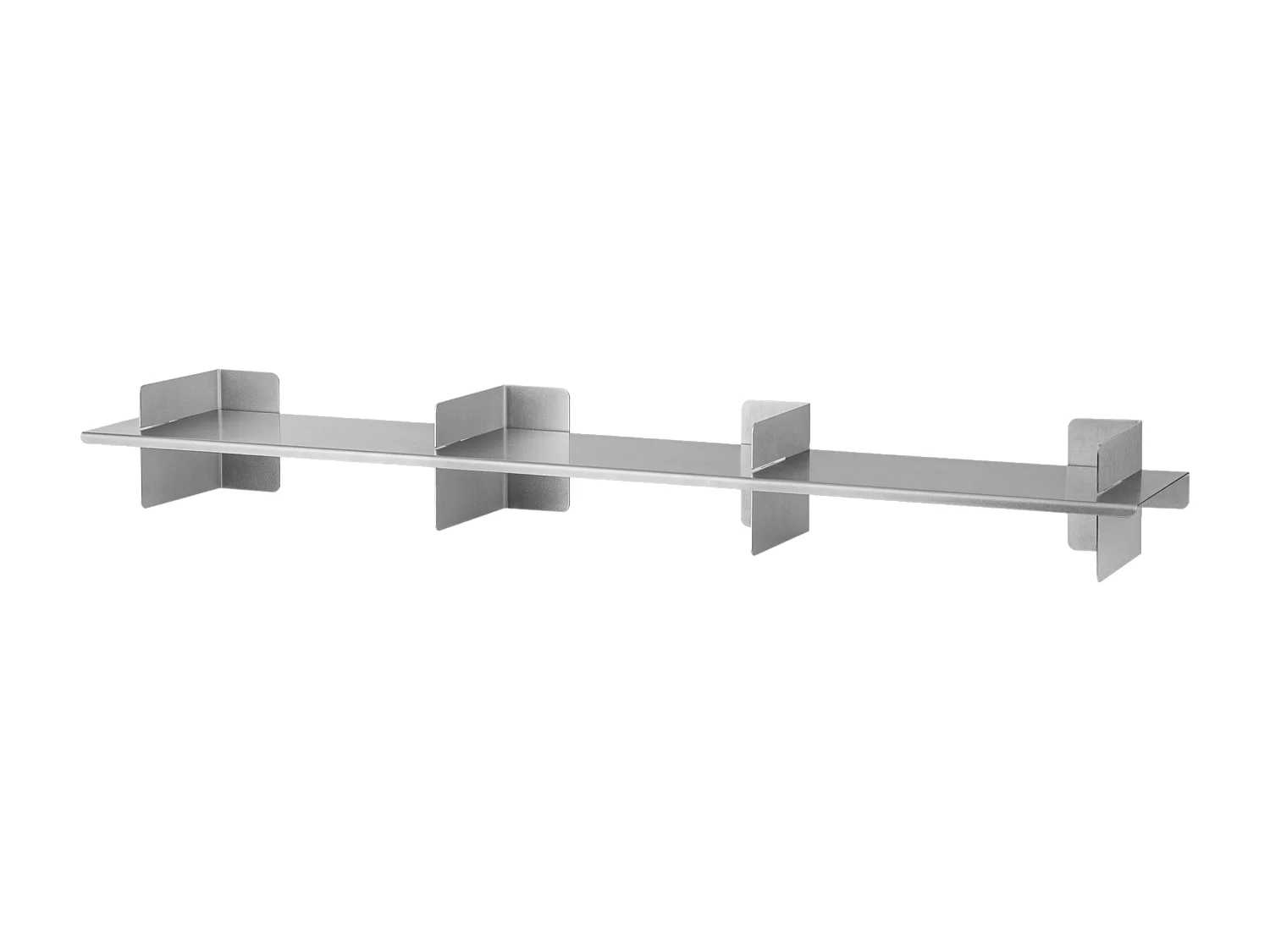Półka Tivo - 120 cm, stal nierdzewna, minimalistyczna