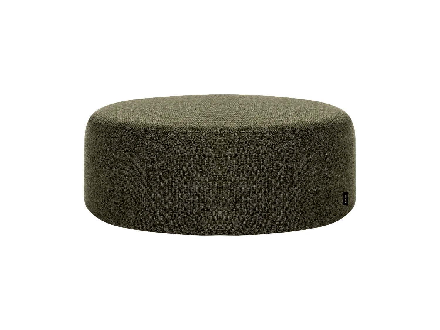 Pouf Folk grand - noo.ma, pouf carré minimaliste en tissu haute qualité 70x70x25 cm