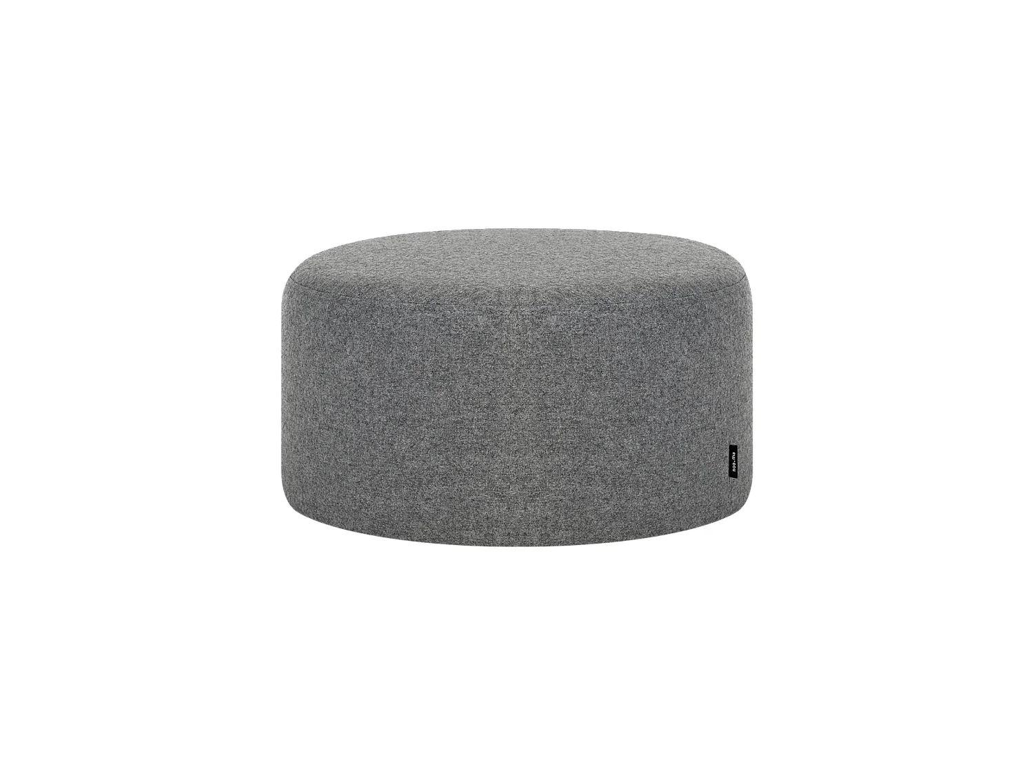 noo.ma Pouf Folk petit - carré 50x50x25 cm, minimaliste moderne