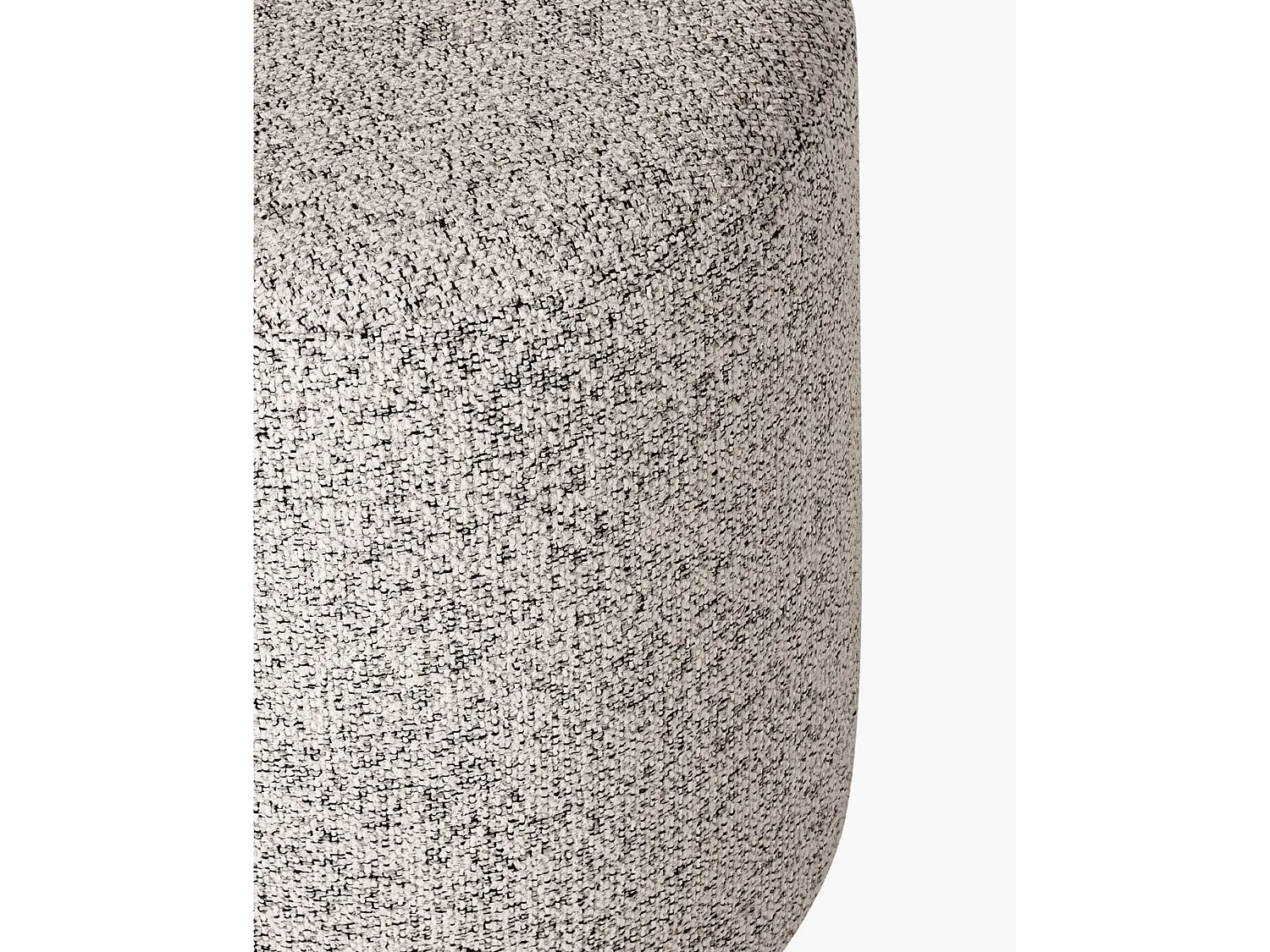 noo.ma Pouf Folk petit - carré 50x50x25 cm, minimaliste moderne
