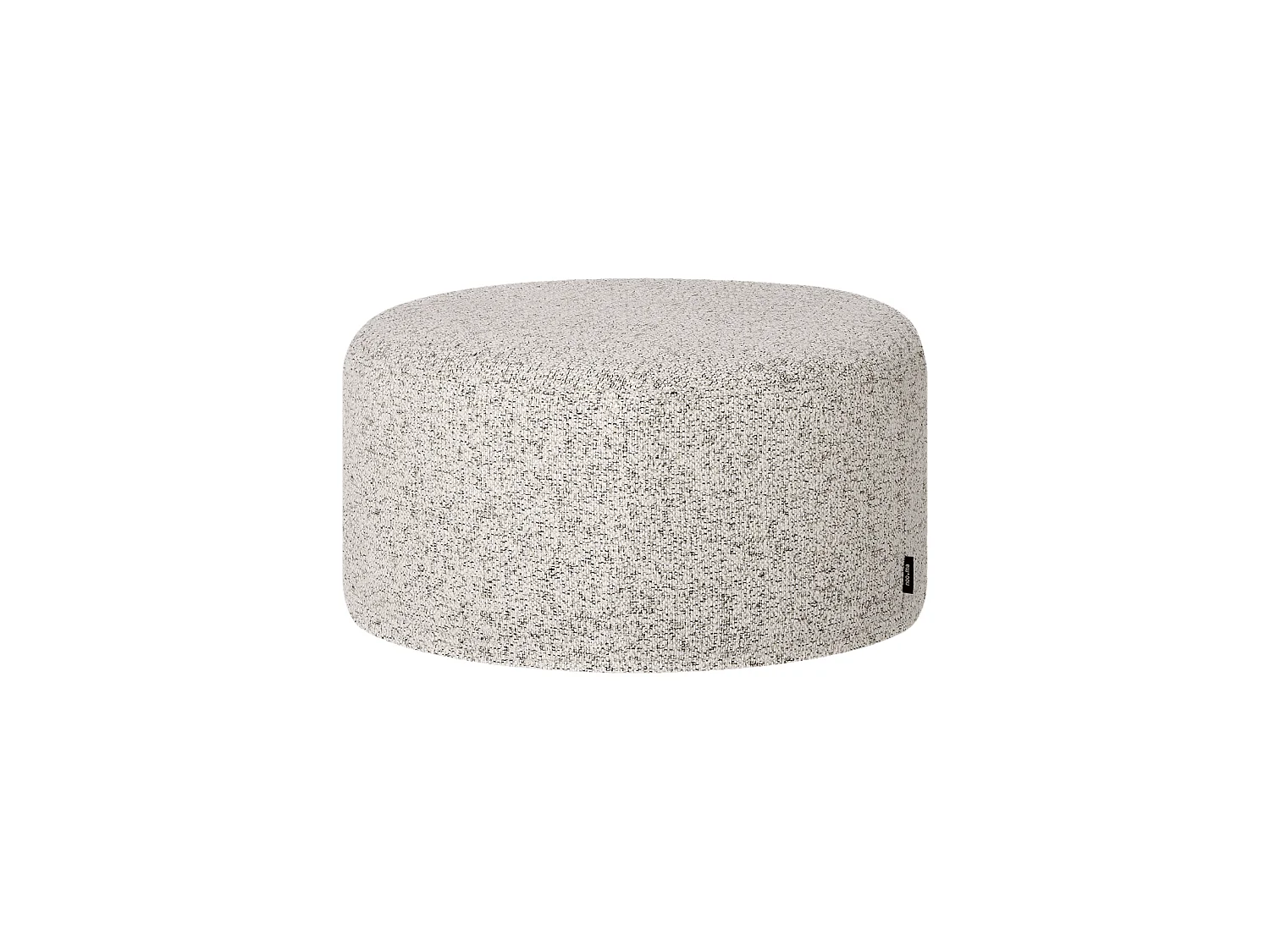 noo.ma Pouf Folk petit - carré 50x50x25 cm, minimaliste moderne