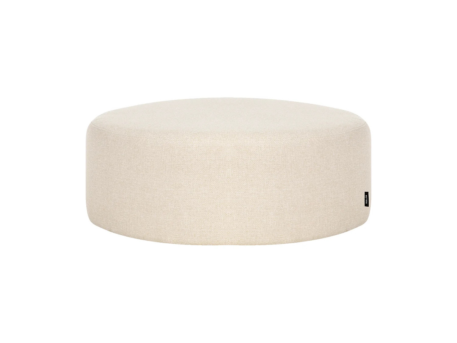 Pouf Folk grand - noo.ma, pouf carré minimaliste en tissu haute qualité 70x70x25 cm
