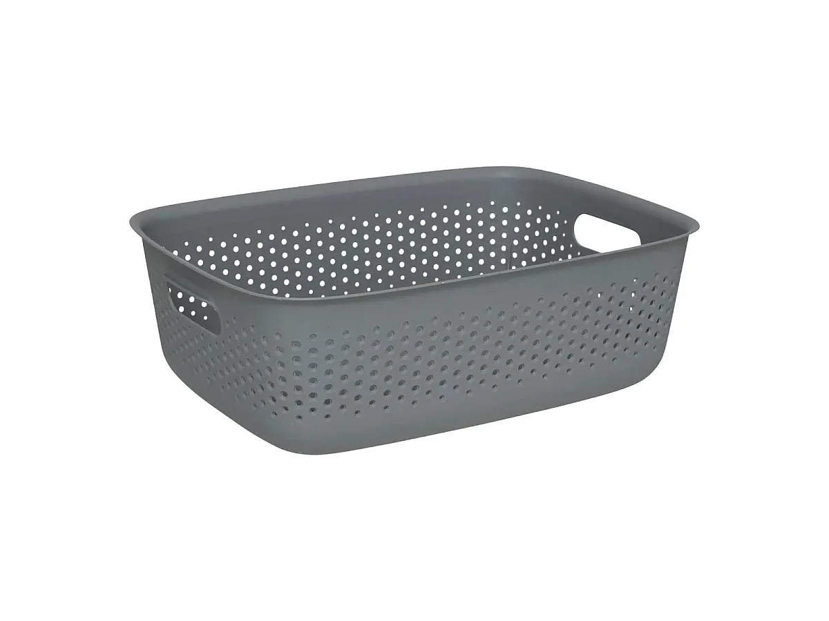 Panier de Rangement "Tila" 10L Gris