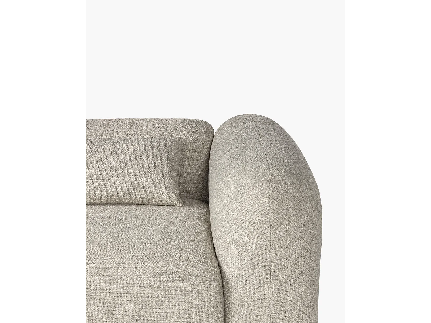 Canapé Yaro 4 places - tissu 100% polyester, assise moelleuse, convertible