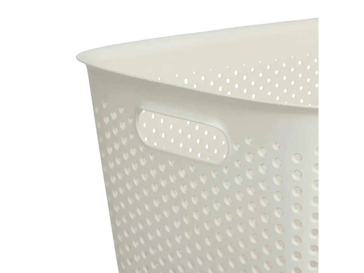 Panier de Rangement "Tila" 17L Crème
