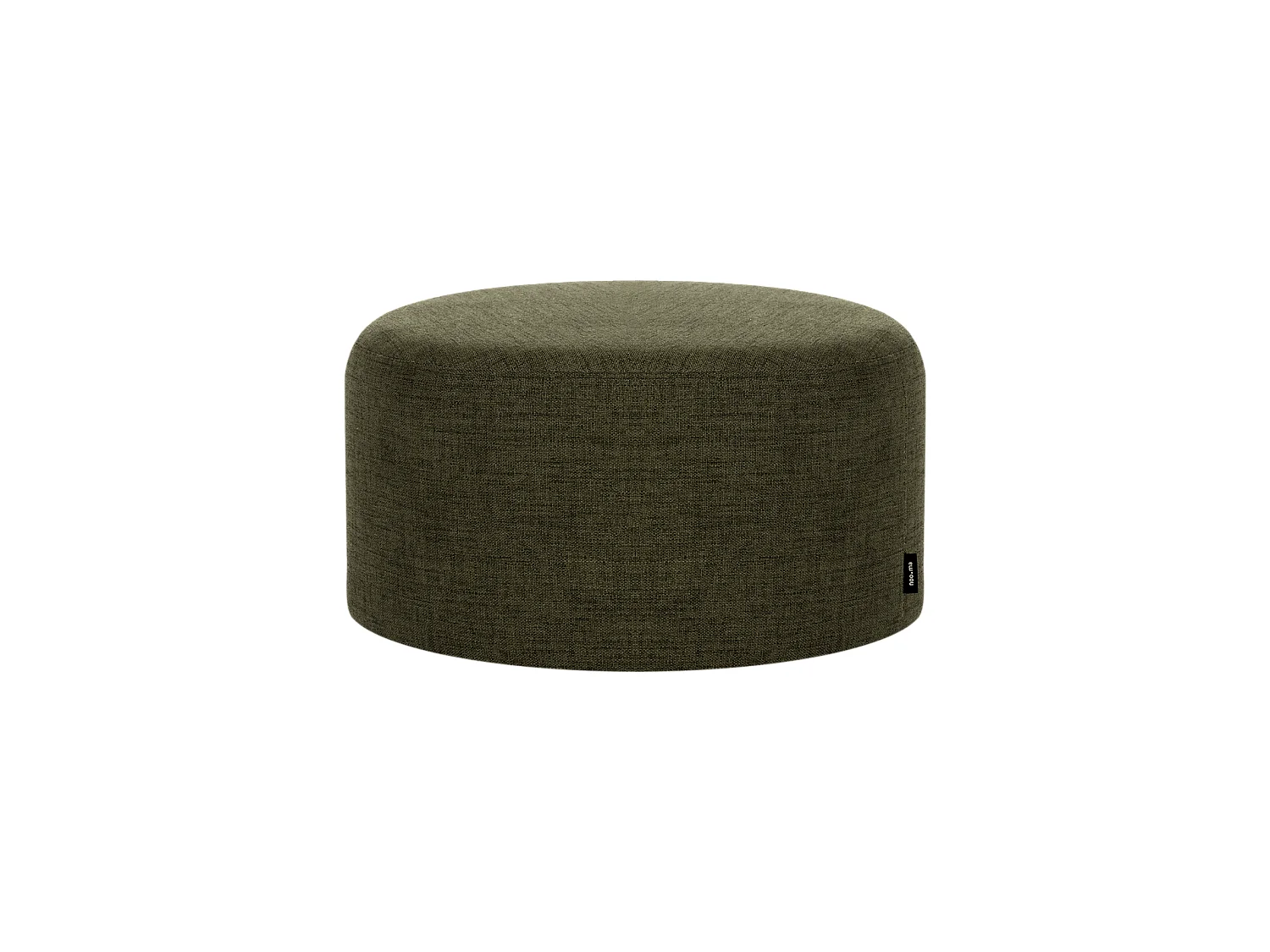 noo.ma Pouf Folk petit - carré 50x50x25 cm, minimaliste moderne