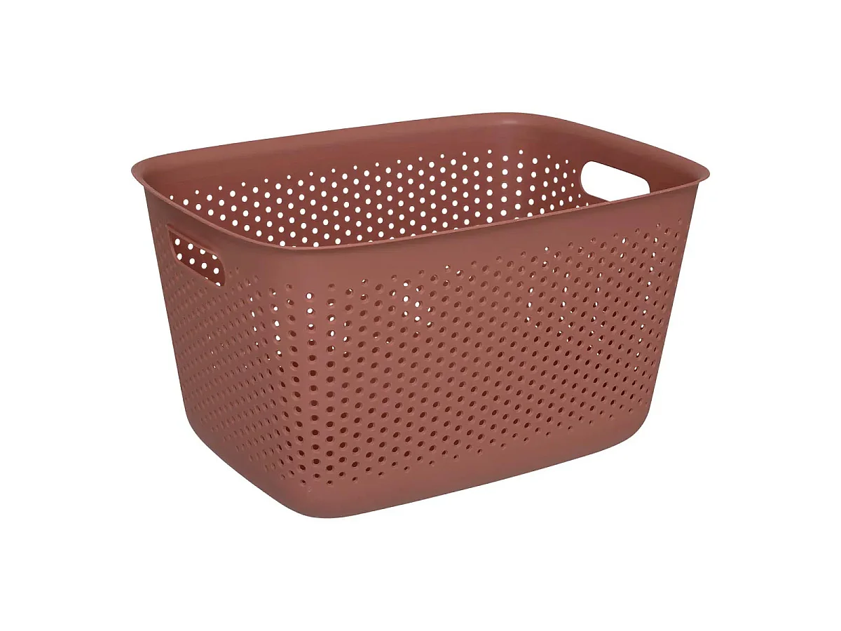 Panier de Rangement "Tila" 17L Terracotta