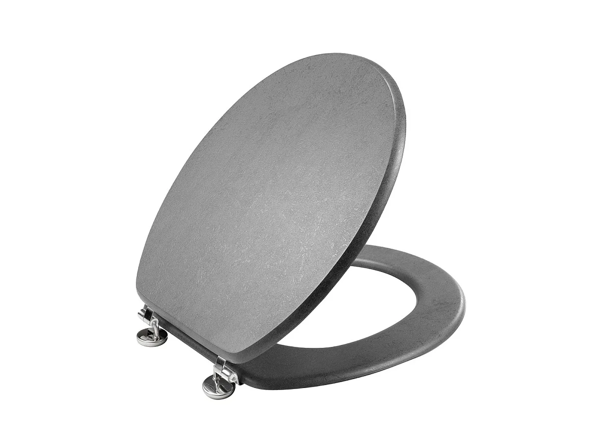 Abattant WC Effet Béton "Alium" 46cm Gris