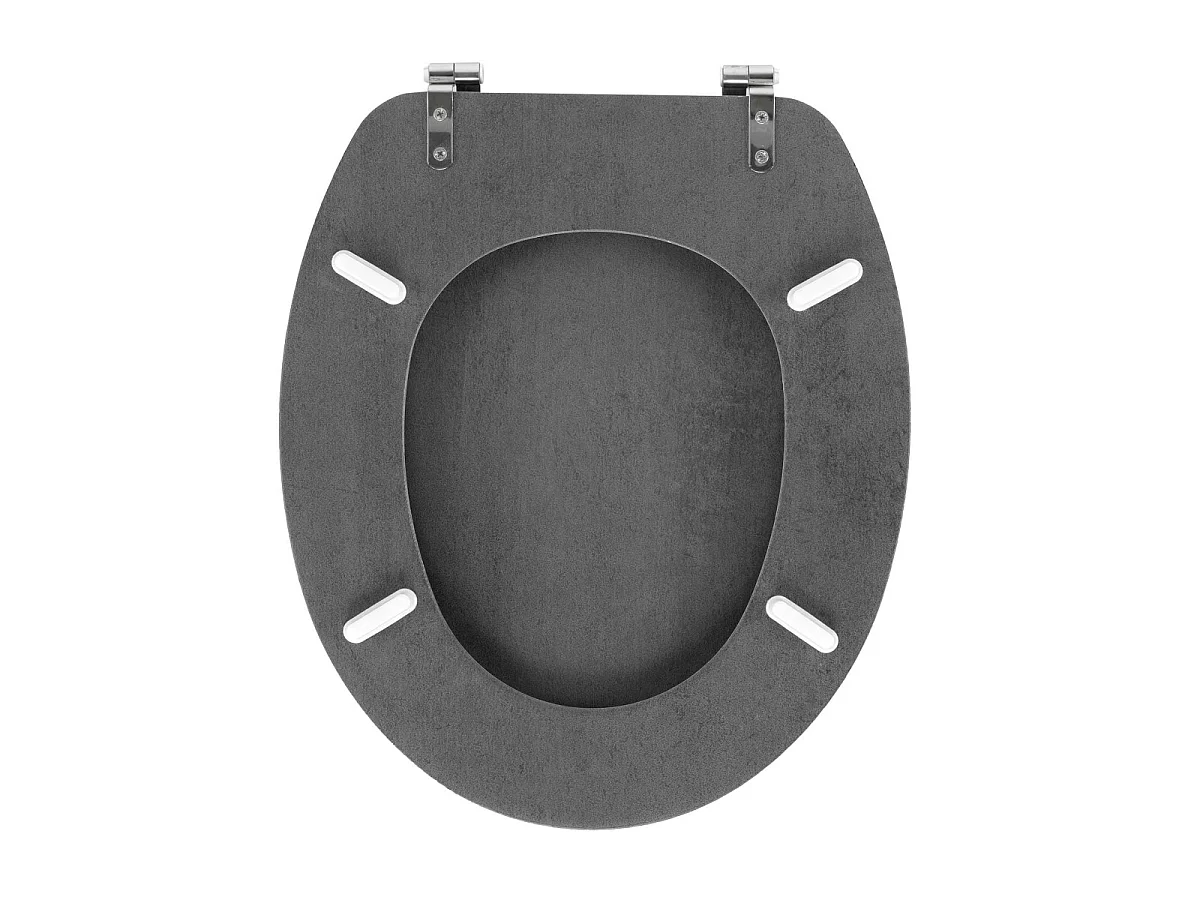 Abattant WC Effet Béton "Alium" 46cm Gris