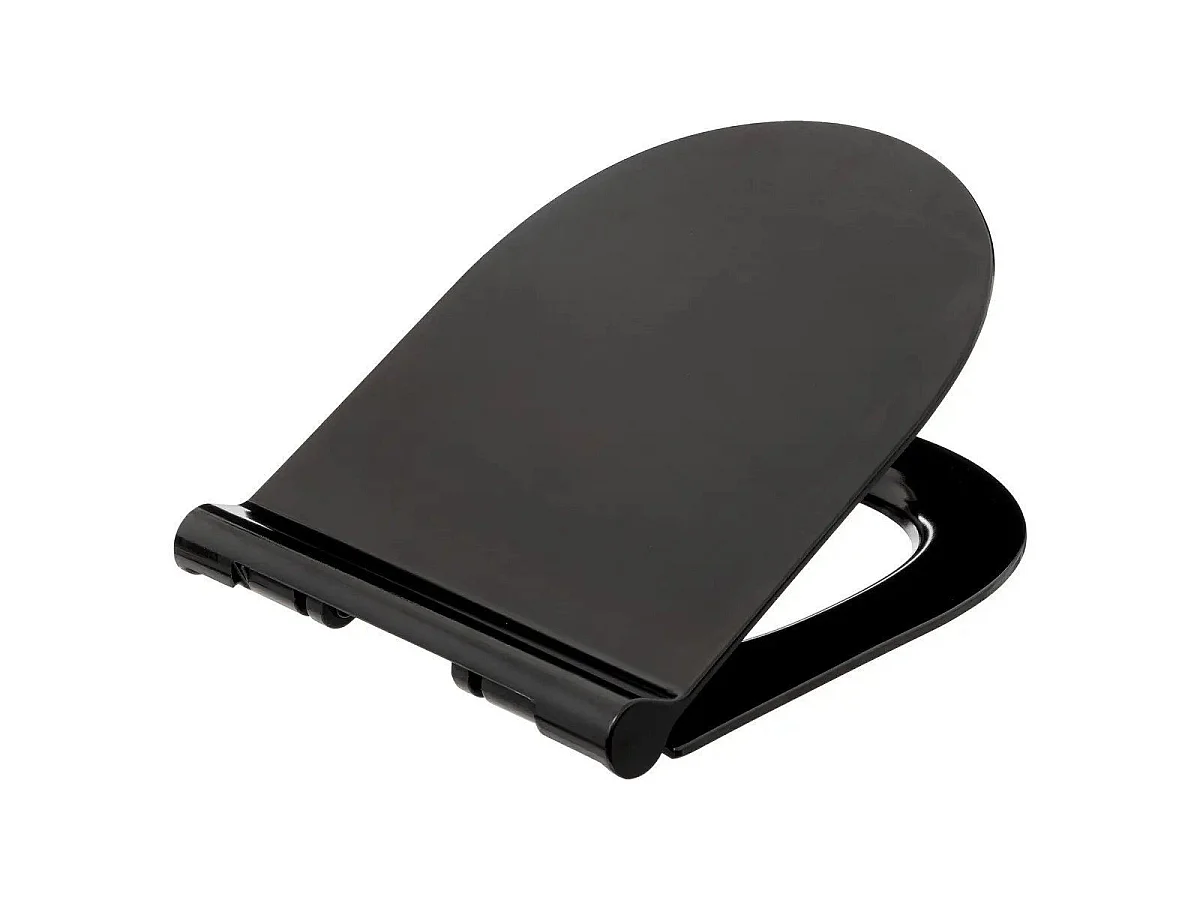 Abattant WC Ultra-Fin "Soft" 45cm Noir