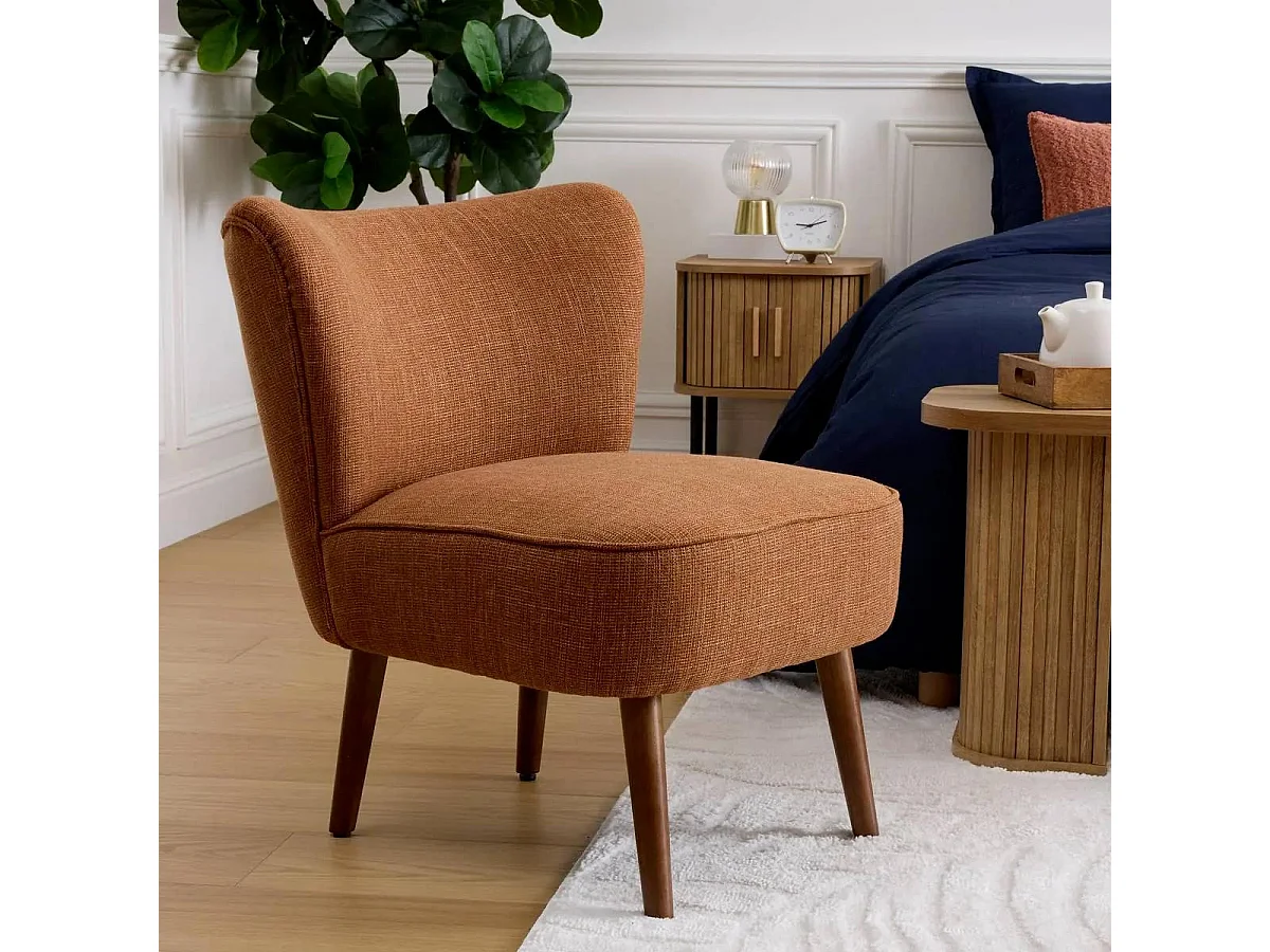 Fauteuil Design "Aera" 72cm Ambre