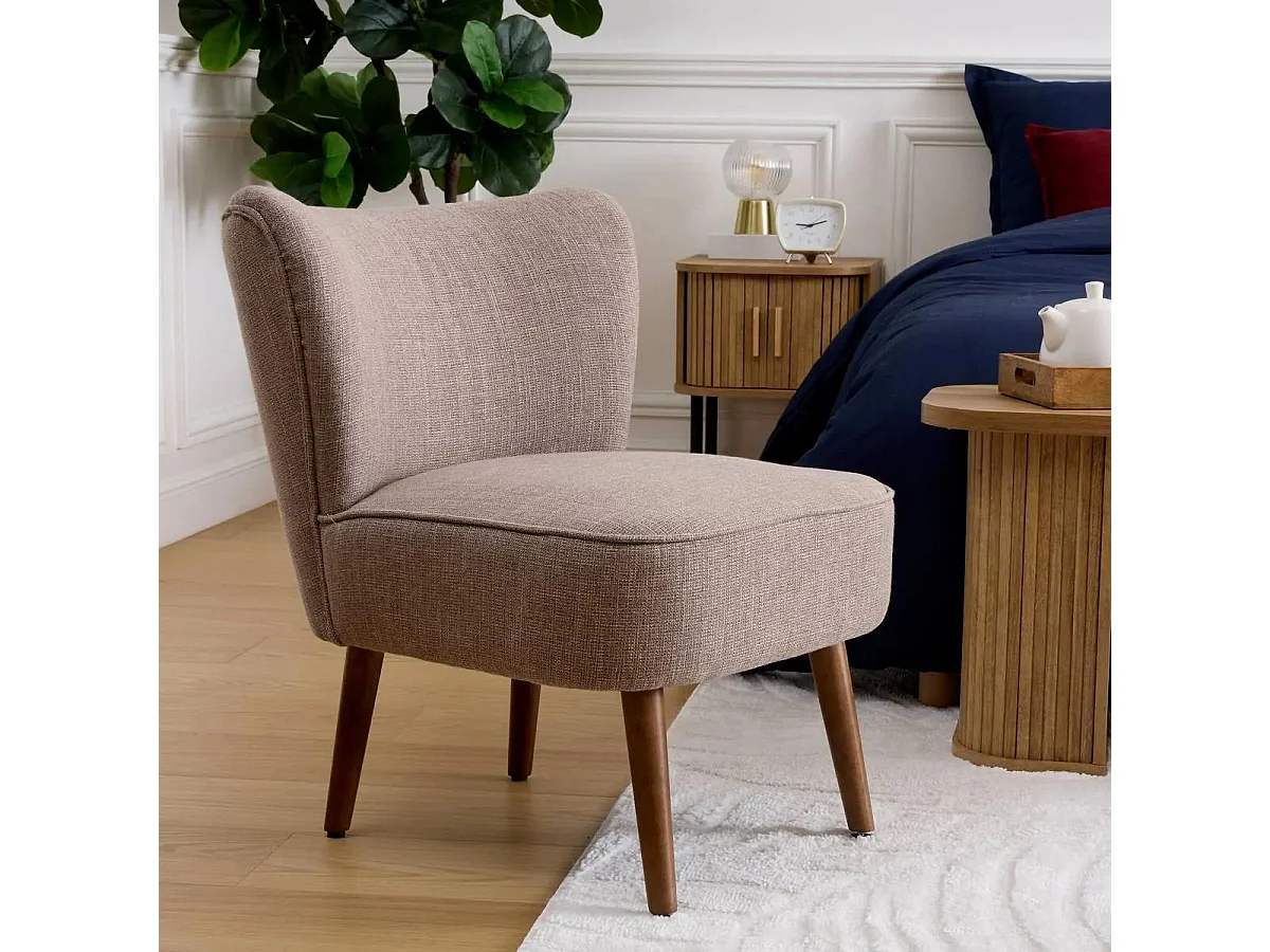 Fauteuil Design "Aera" 72cm Beige