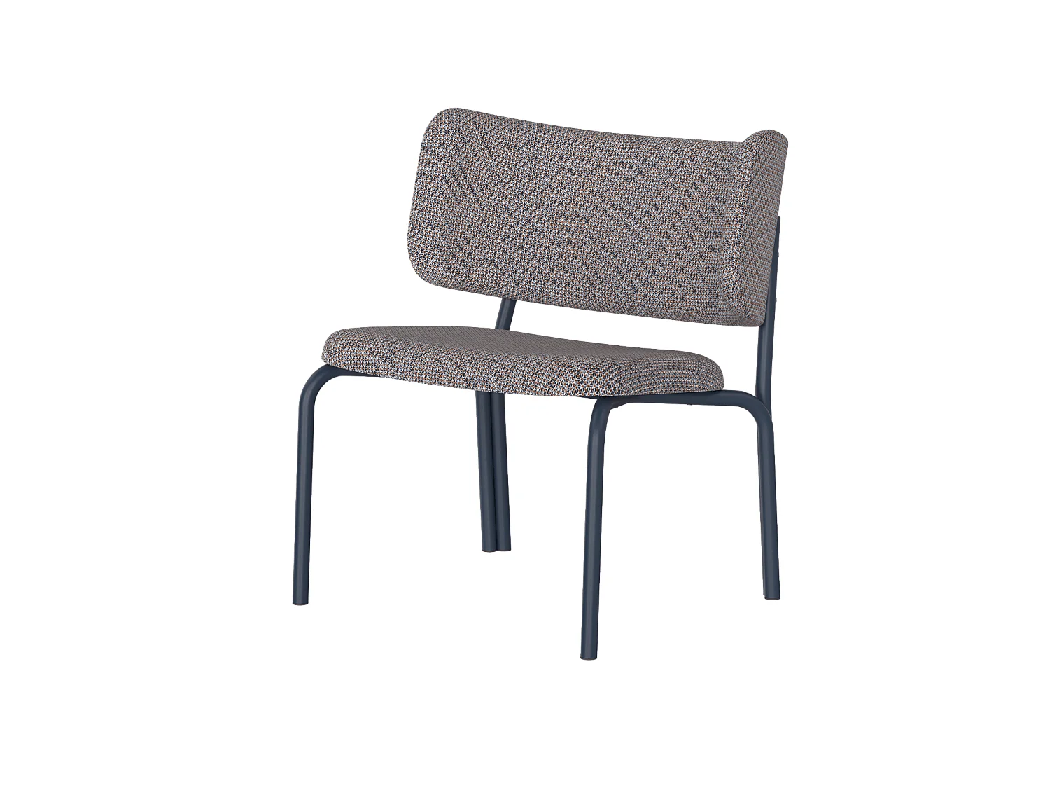 Chaise longue Kei - design minimaliste, assise rembourrée 100% polyester