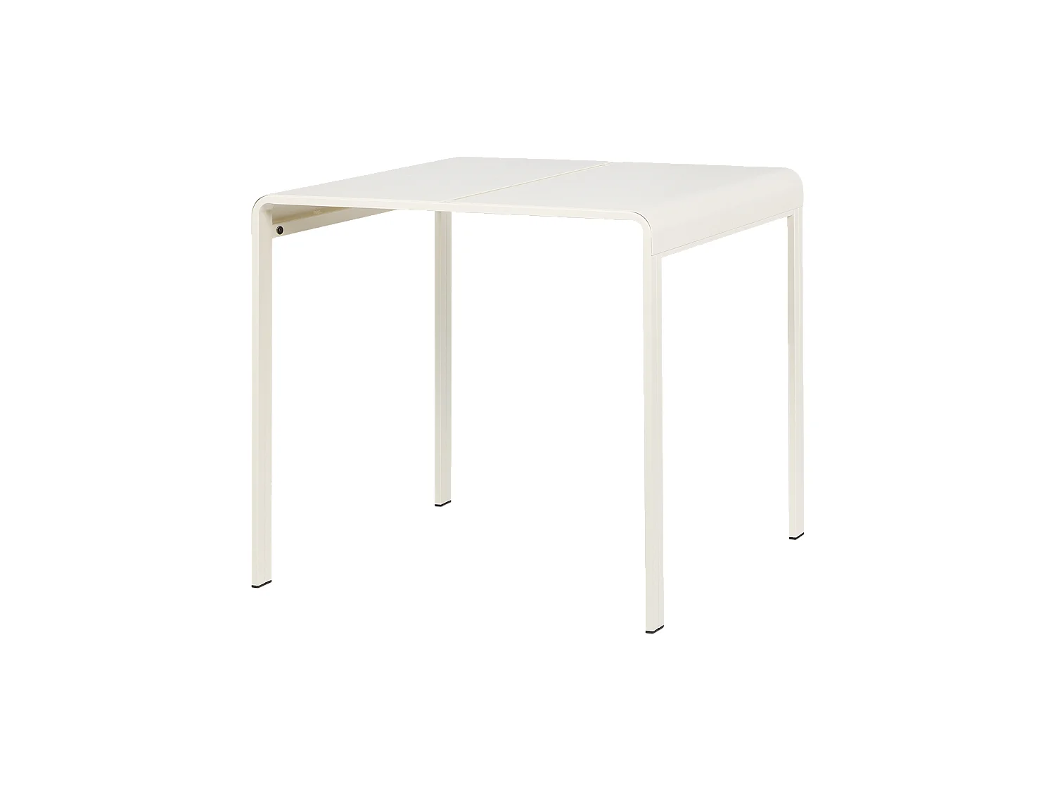 noo.ma Oto Tisch 80 x 80 cm, Stahl, wetterfest, für Garten und Terrasse