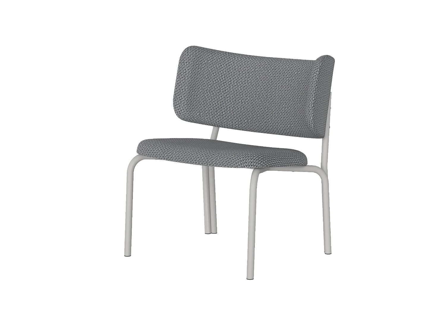 Chaise longue Kei - design minimaliste, assise rembourrée 100% polyester