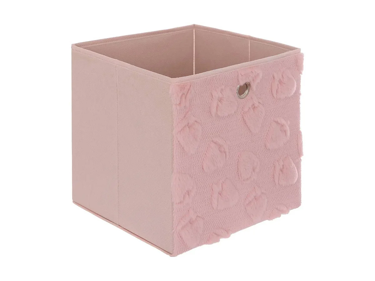 Boîte de Rangement Enfant "Fraci" 30x30cm Rose
