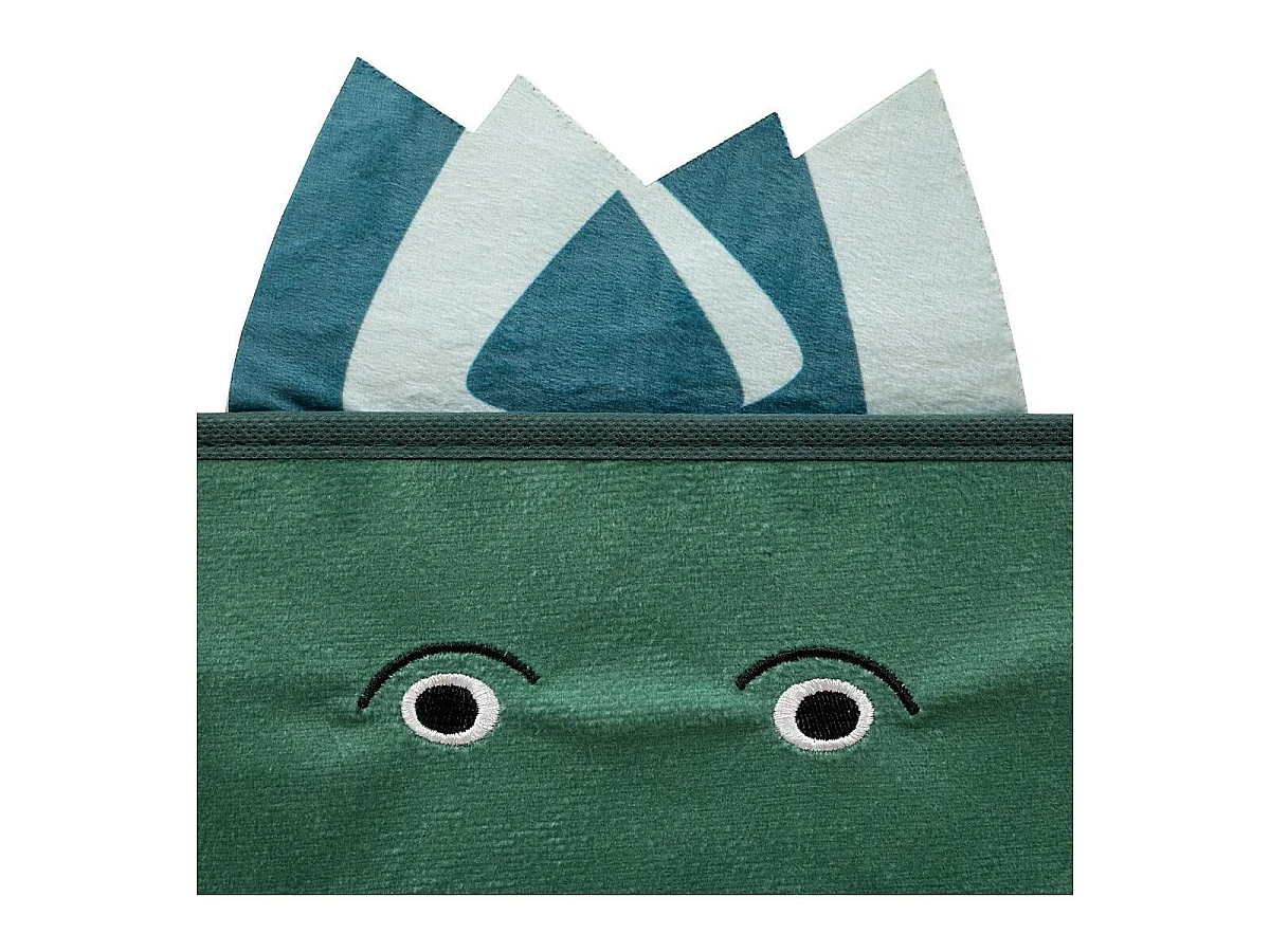 Boîte de Rangement Enfant "Dinosaure" 29cm Vert Foncé