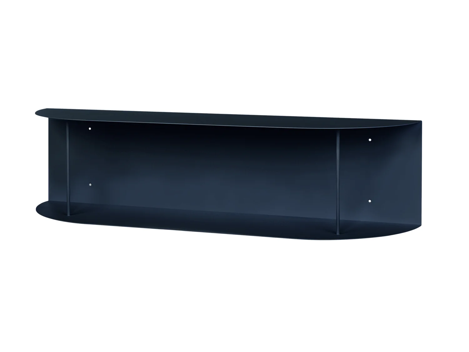 Lina Regalbrett lang - Metall, Storm Blue, matt, 80 x 24 x 20 cm