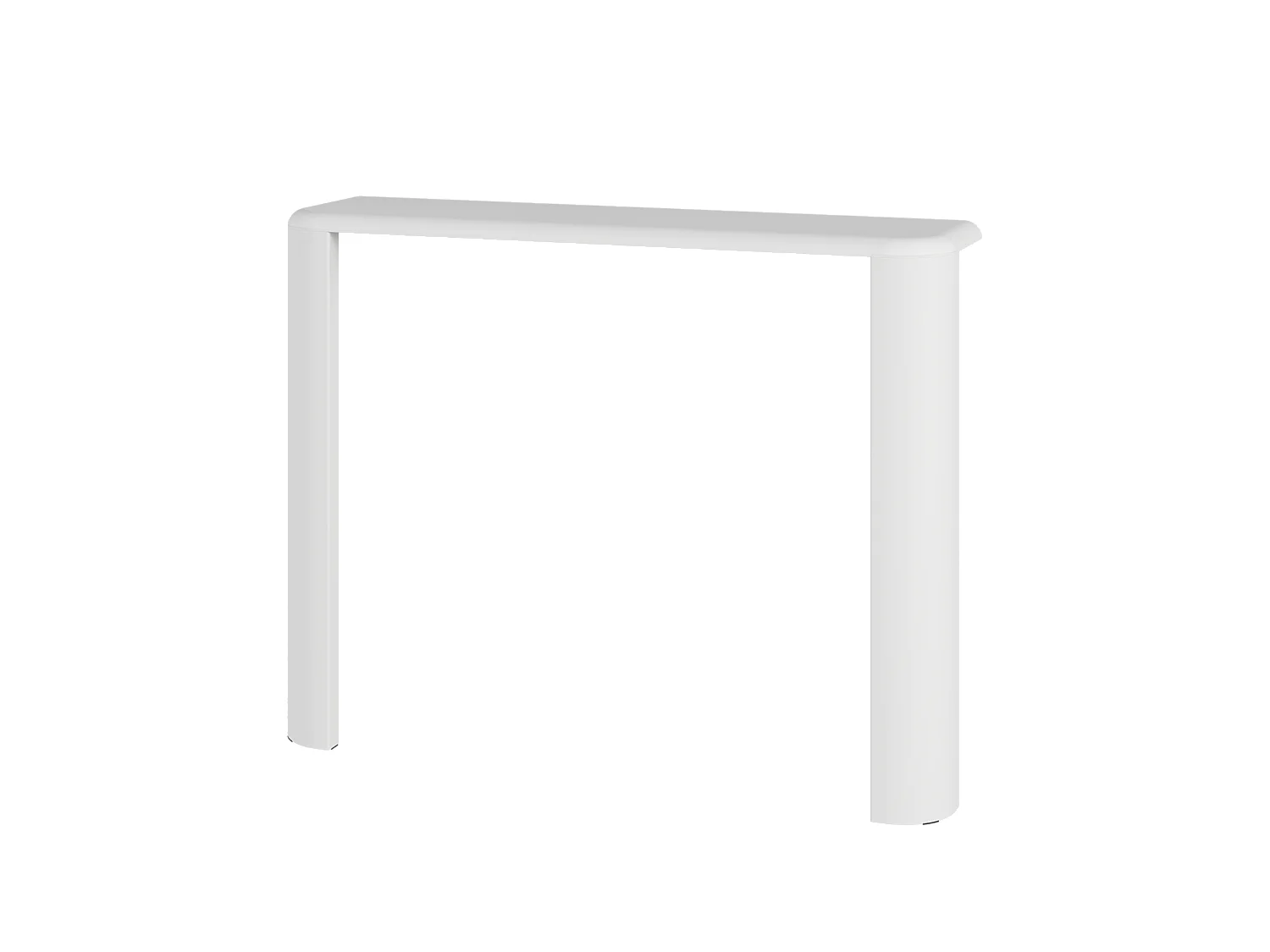 Table console Fli - plateau panneau de particules, structure métal