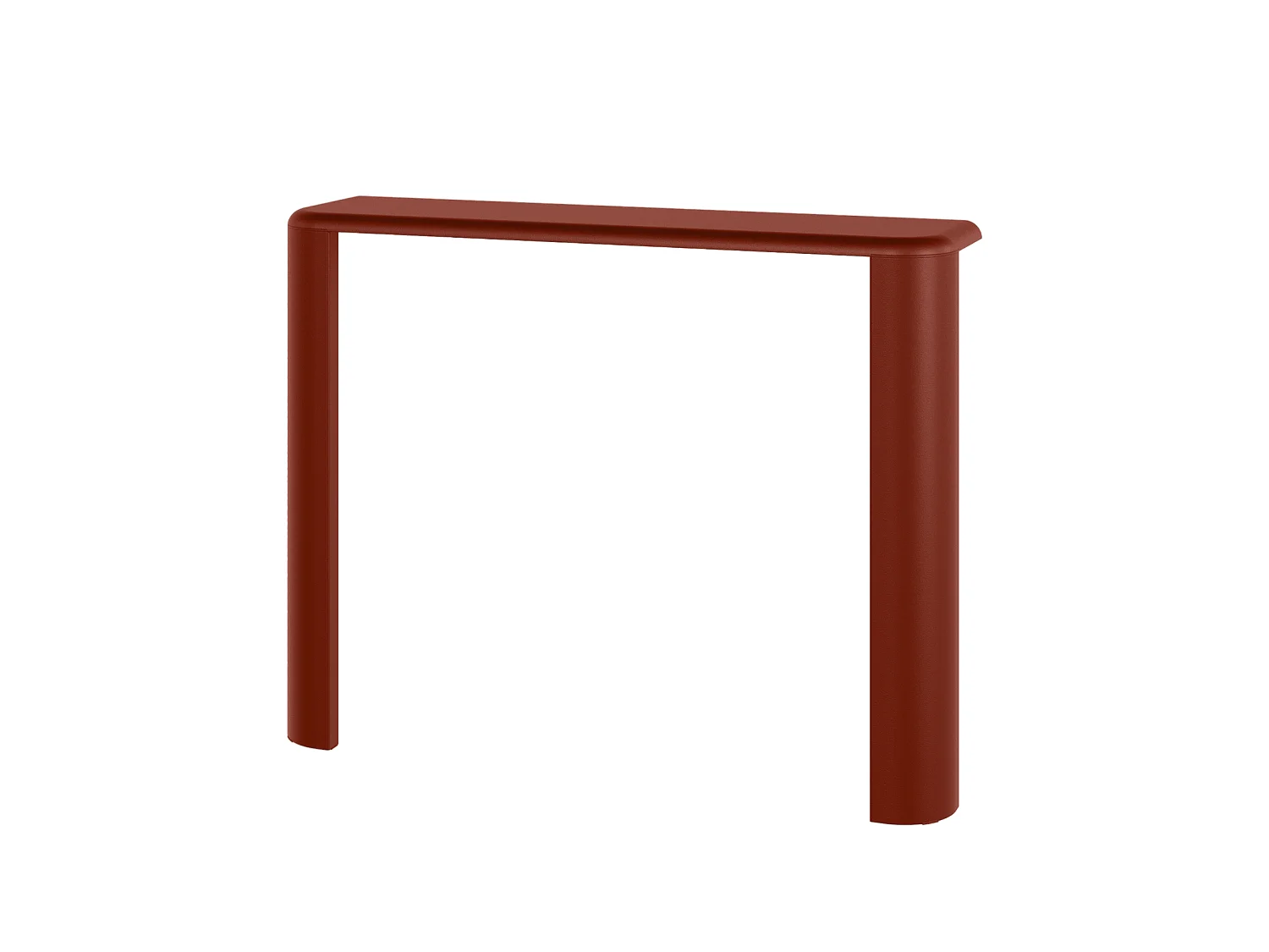 Table console Fli - plateau panneau de particules, structure métal