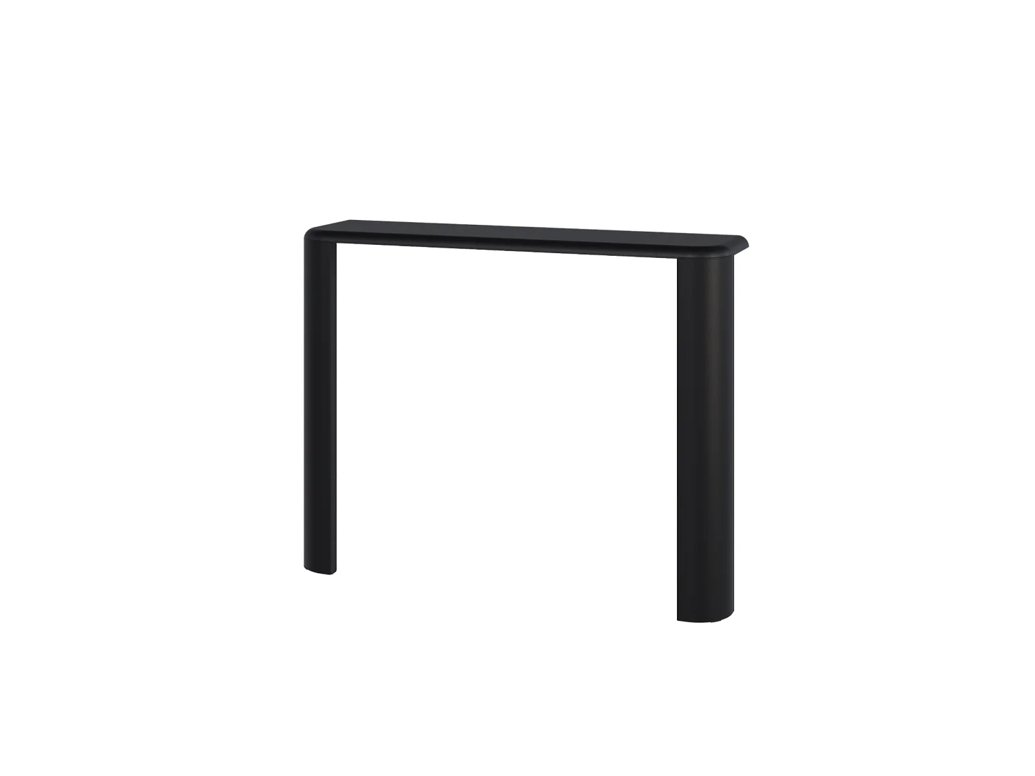 Table console Fli - plateau panneau de particules, structure métal