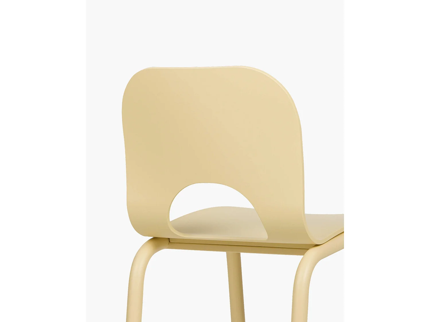 Chaise Atto - chaise moderne bois et métal, assise ergonomique