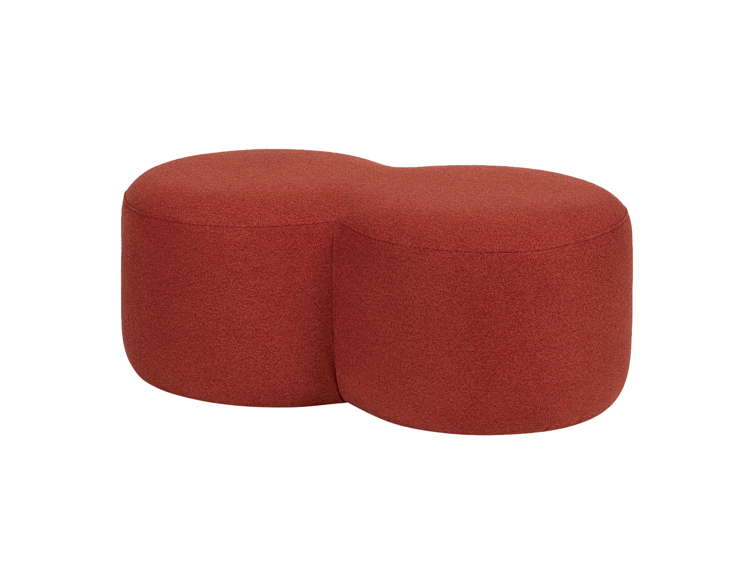 Pouf Umbo noo.ma - pouf rond design, siège d'appoint et table basse alternative