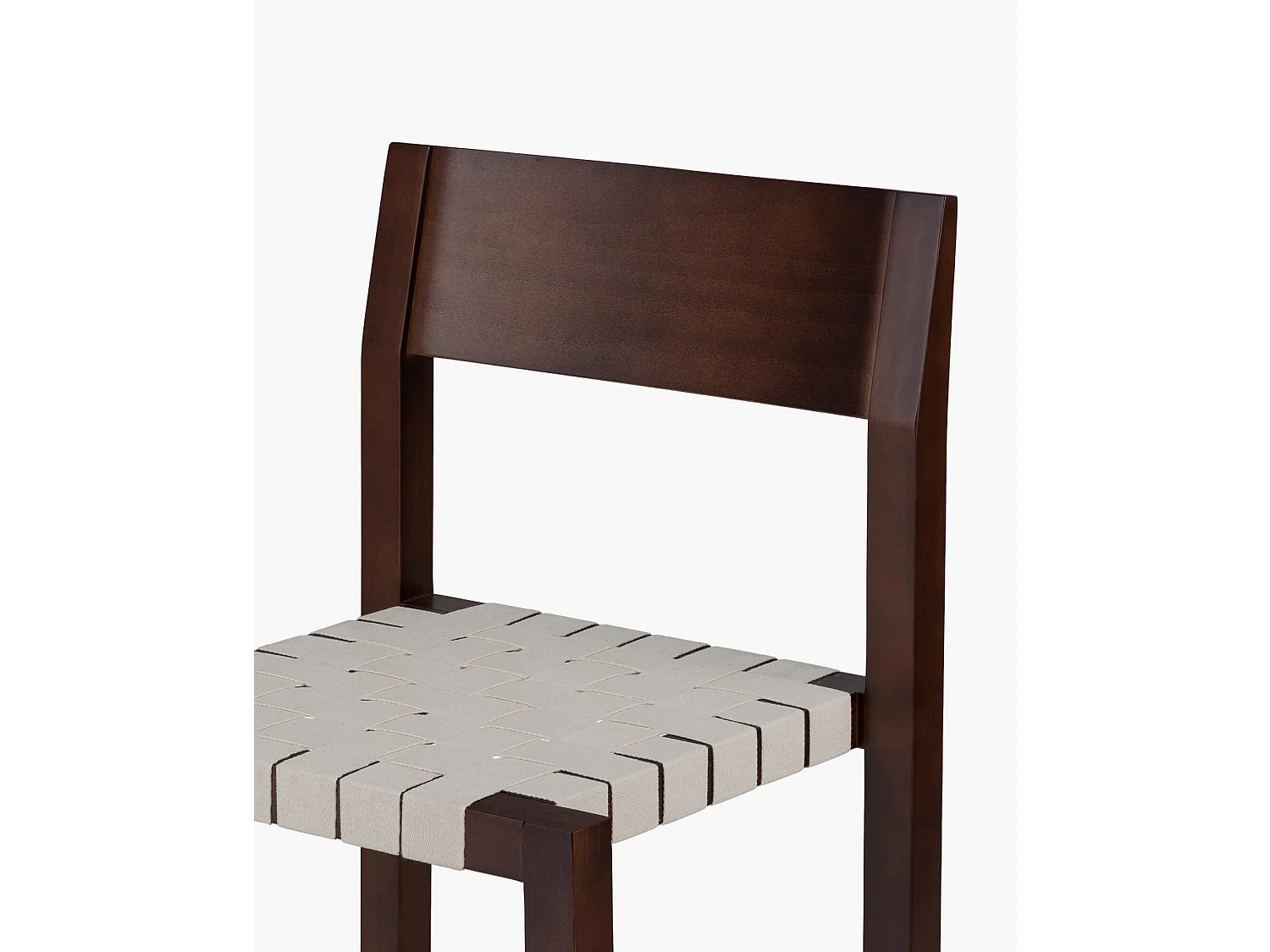 noo.ma Toli Stoel - minimalistisch design, jute zitting, zonder armleuningen