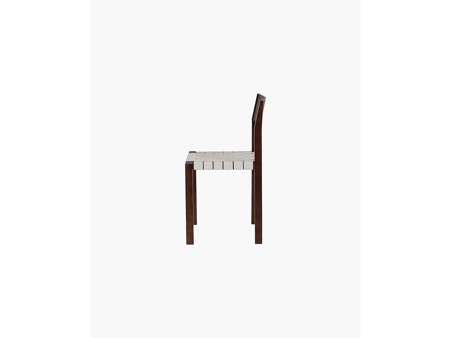 noo.ma Toli Stoel - minimalistisch design, jute zitting, zonder armleuningen