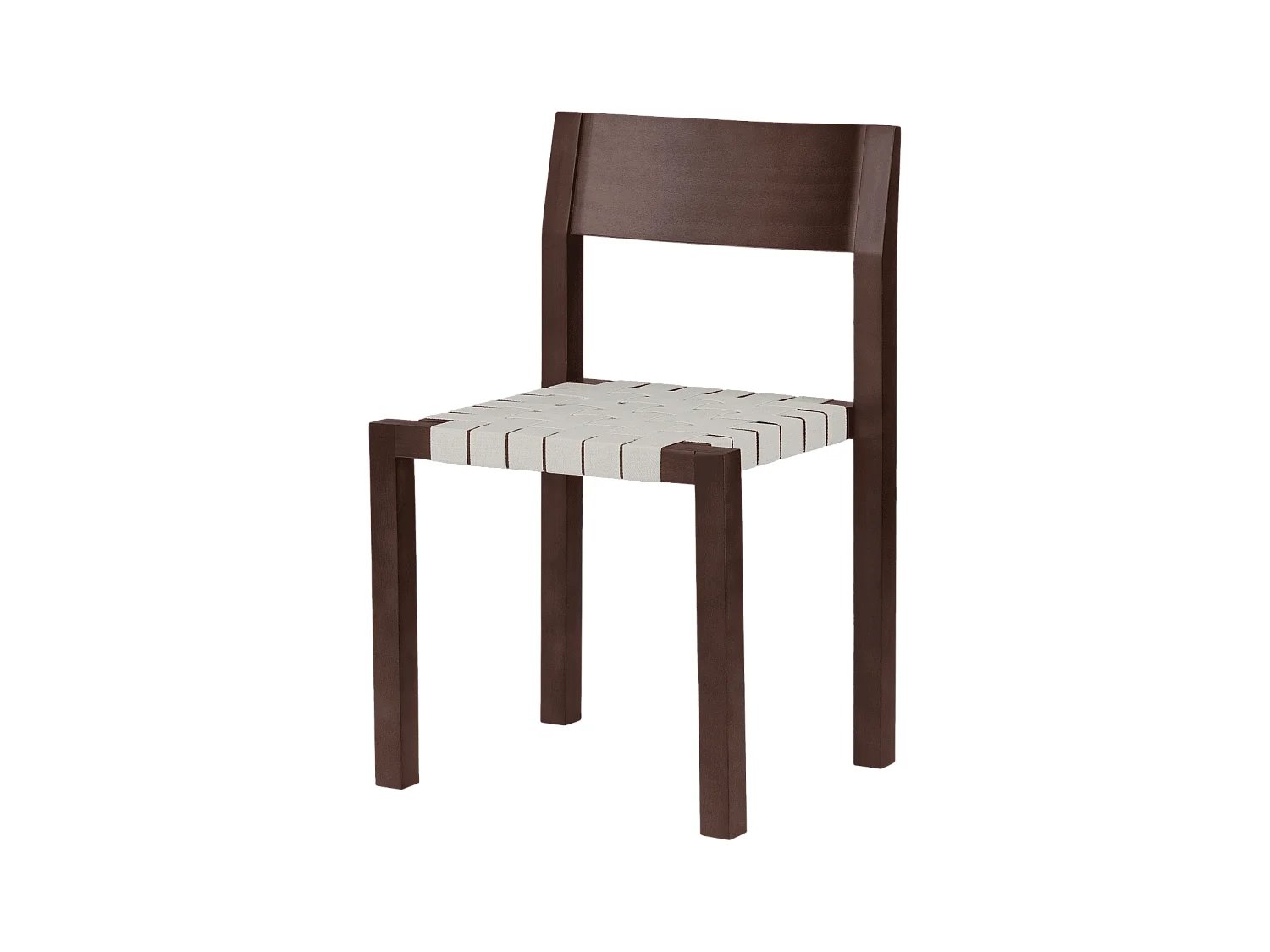 noo.ma Toli Stoel - minimalistisch design, jute zitting, zonder armleuningen