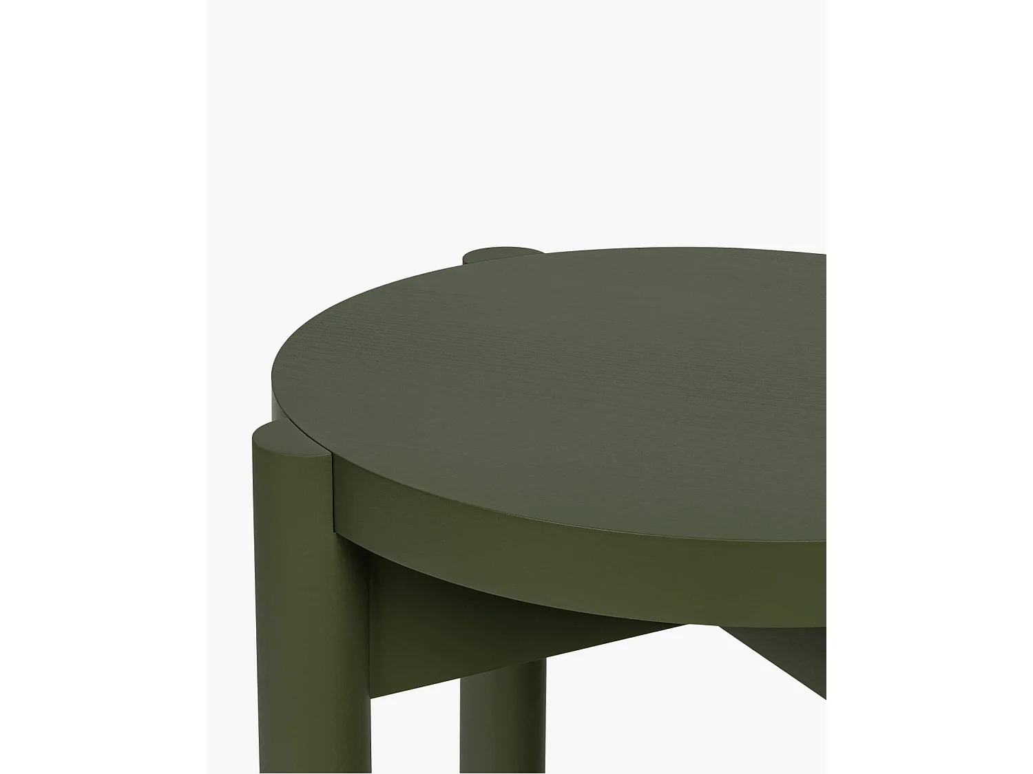 Tabouret Hopp - tabouret en bois massif, design minimaliste