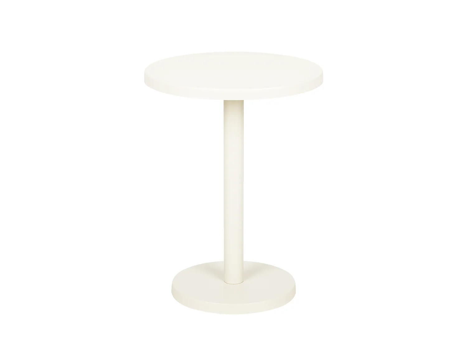 noo.ma Odo bijzettafel 58x44x44 cm staal beige mat