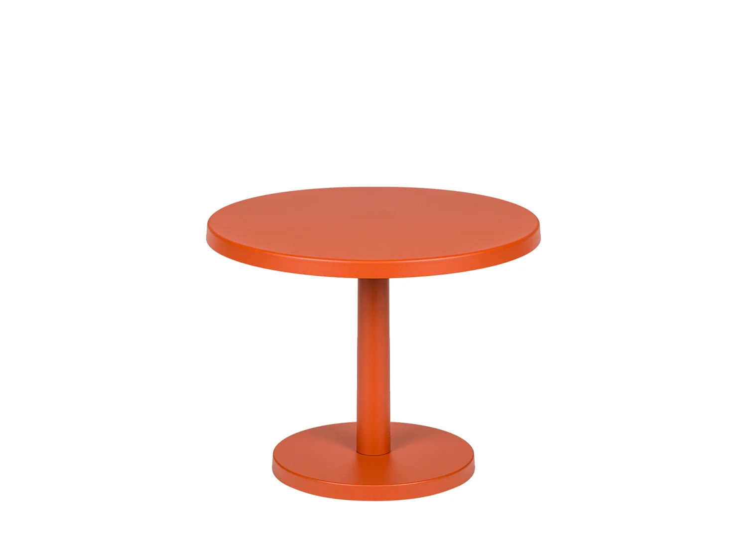 Lampe de table moderne noo.ma en acier matt orange - batterie, 41x52x52 cm