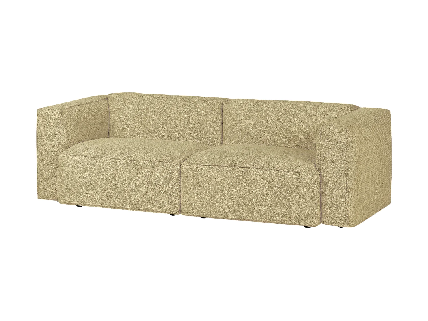 Lobi Sofa 3-Sitzer noo.ma, Pale Yellow Mélange