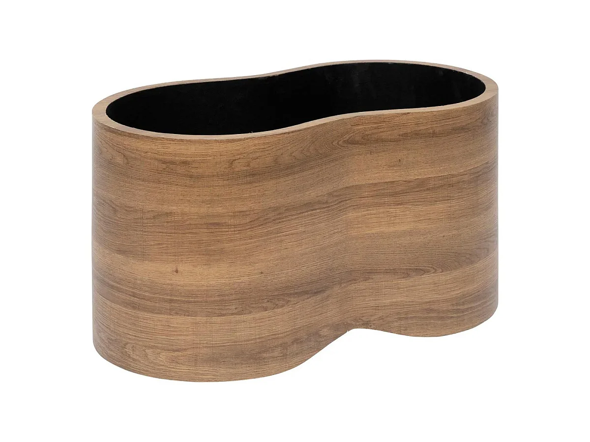 Lot de 2 Coffres Design "Loe" 72cm Marron