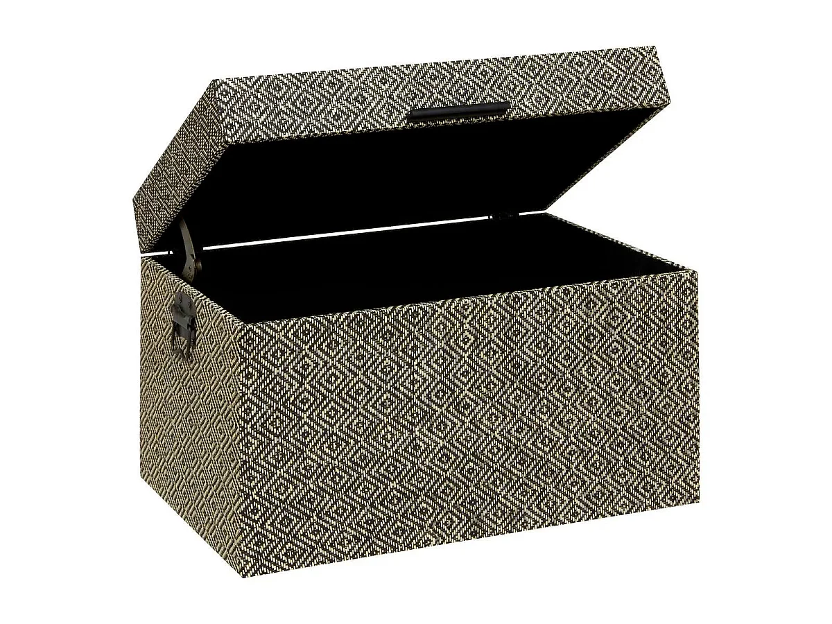 Lot de 3 Malles de Rangement "The Palm Resort" 57cm Gris