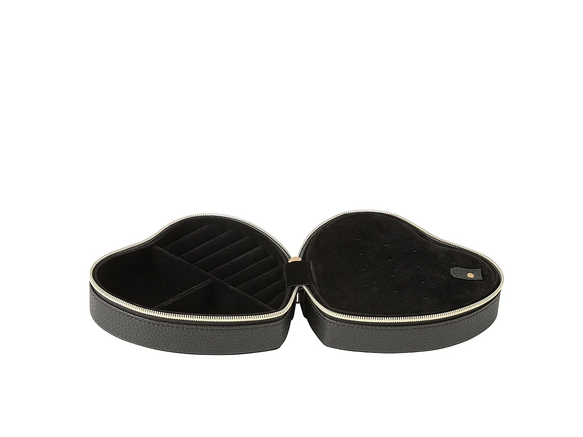 Boîte à Bijoux Cœur "Ericka" 16cm Noir
