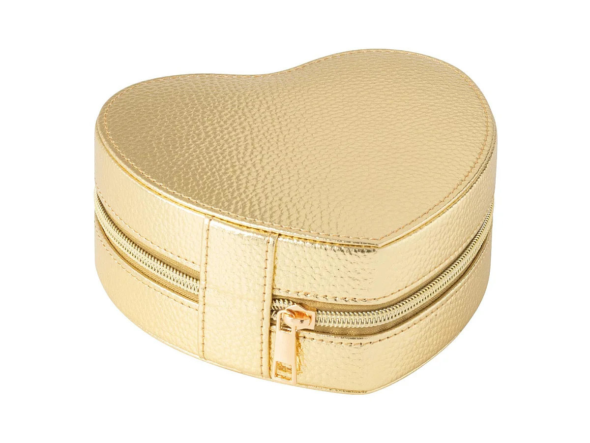 Boîte à Bijoux Cœur "Ericka" 16cm Or
