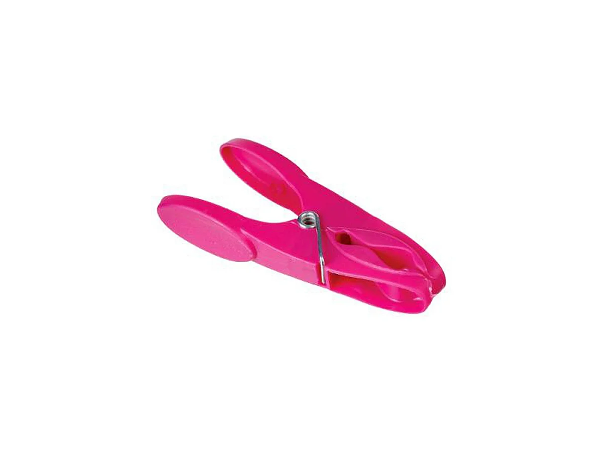 Lot de 32 Pinces à Linge "Arrondies" 8cm Multicolore