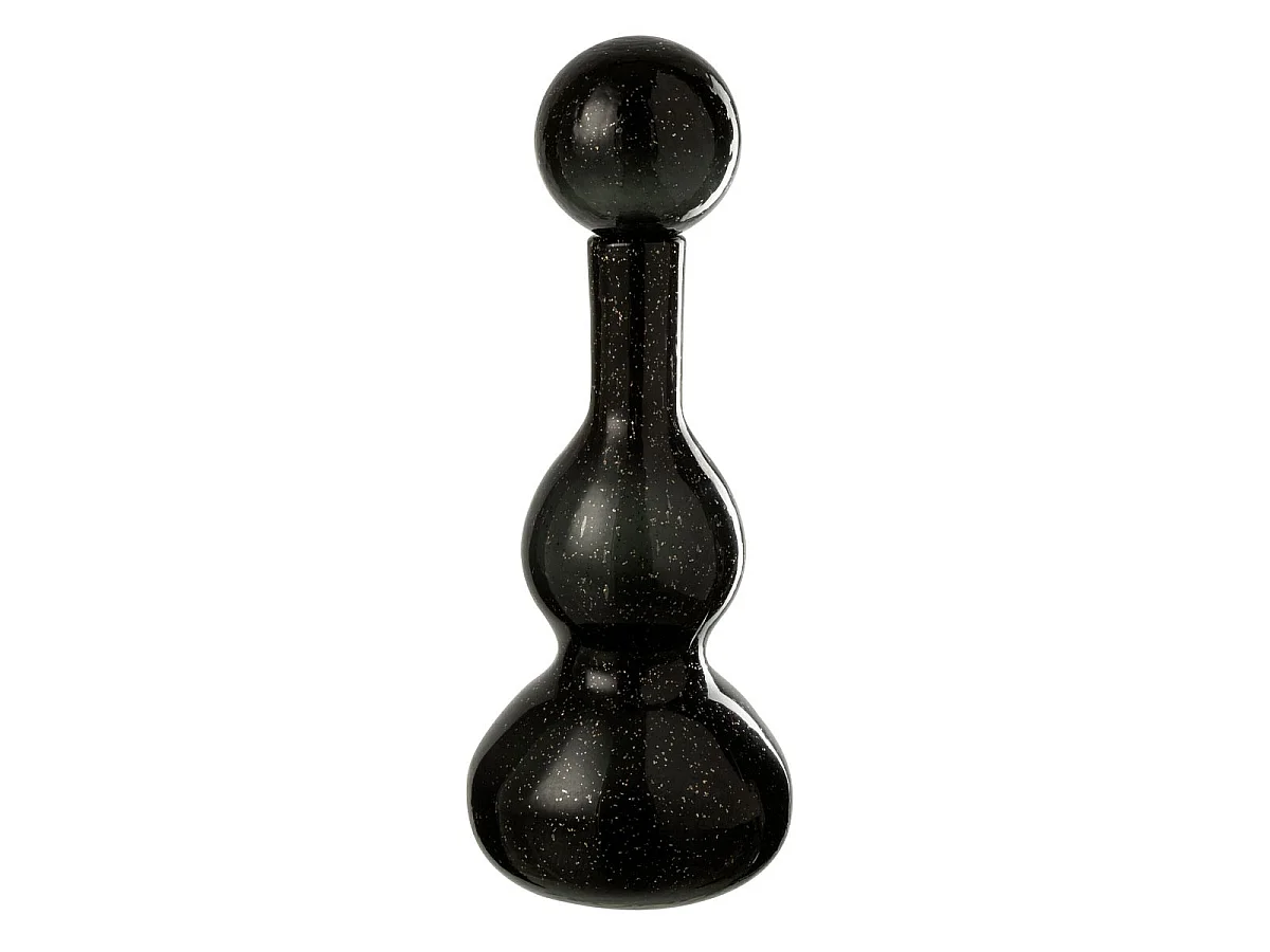 Carafe Design en Verre "Carol" 42cm Noir
