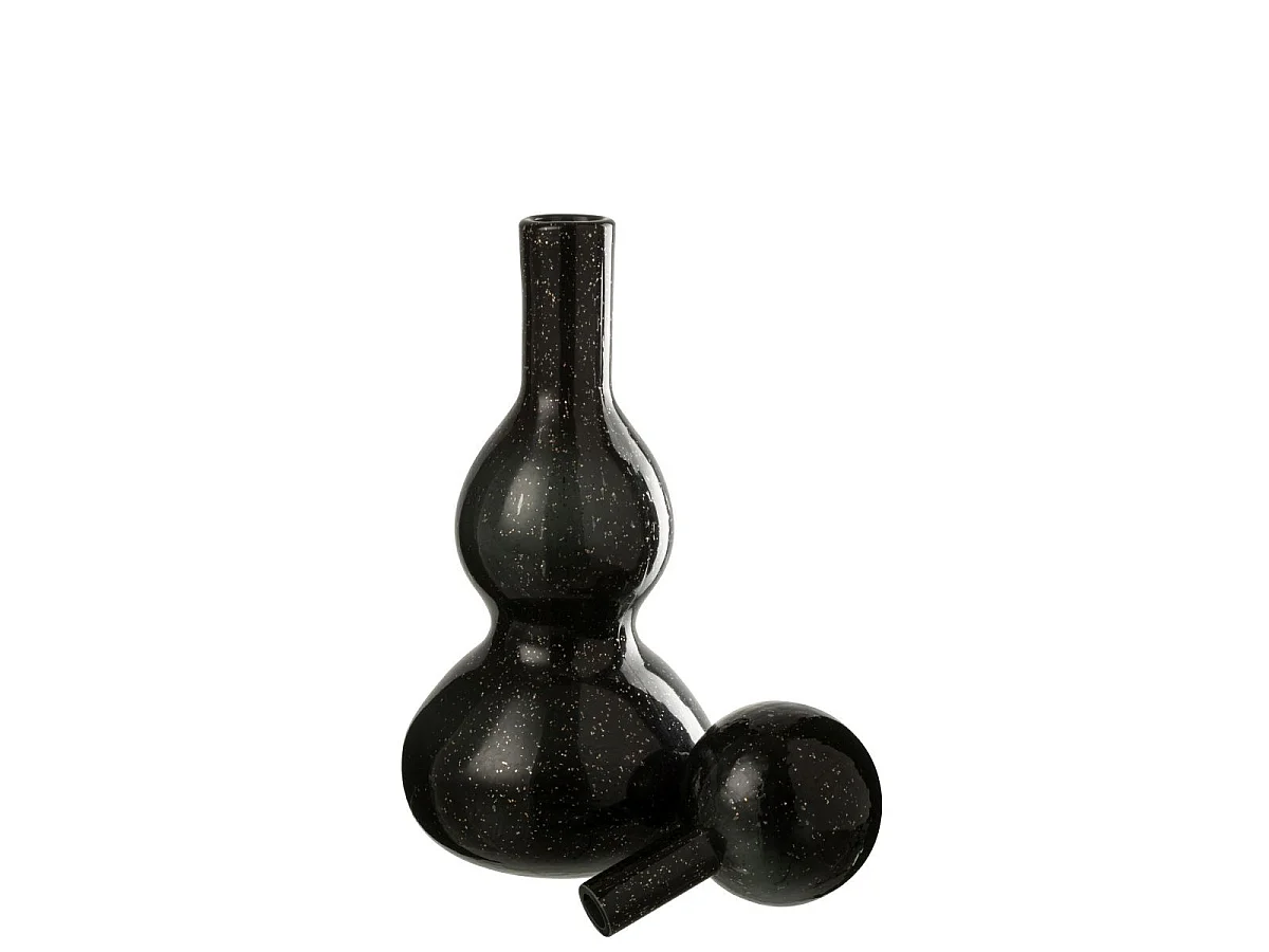 Carafe Design en Verre "Carol" 42cm Noir