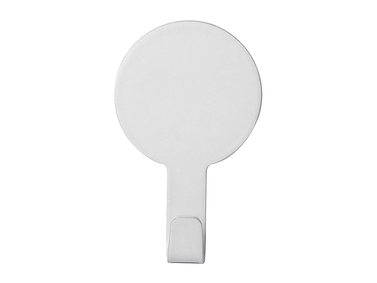 Lot de 2 Crochets Adhésifs "Fixeo" 7cm Blanc
